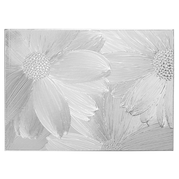 Mata dekoracyjna GLOSSY wzór 12 srebrna RAVI